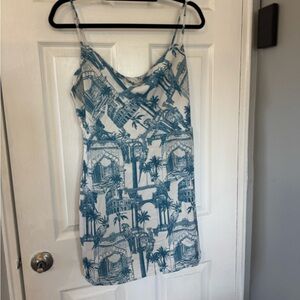 forever 21 cowl neck satin dress